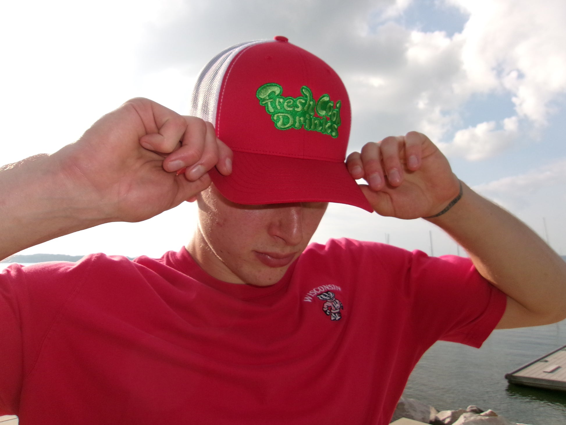 Fresh Cool Drinks Retro Trucker Cap