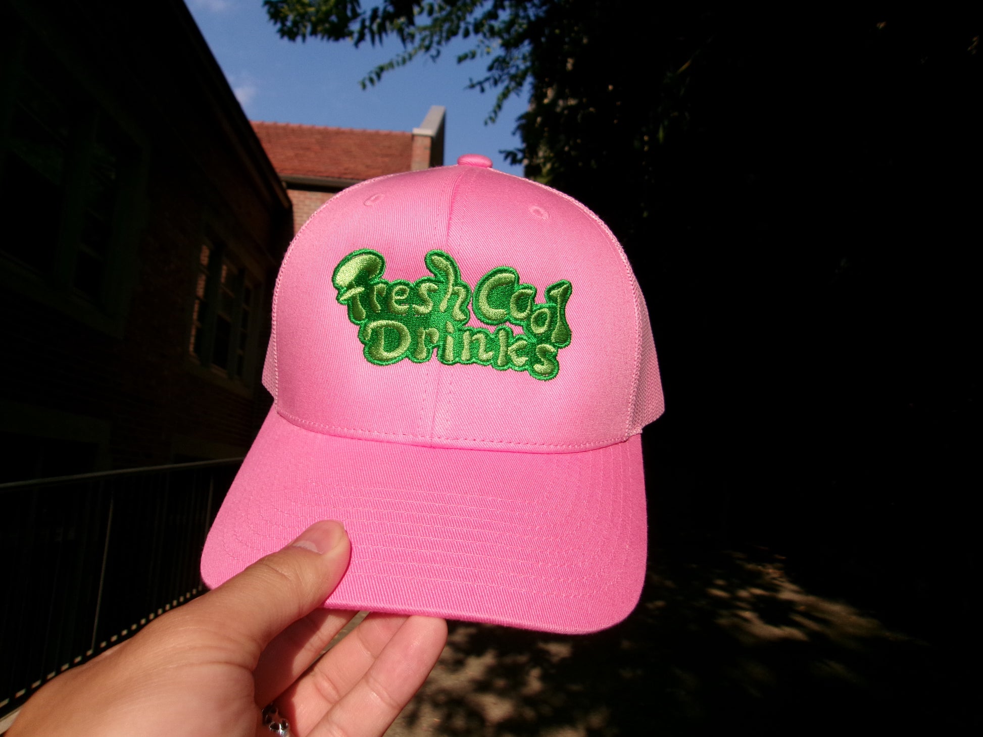 Fresh Cool Drinks Retro Trucker Cap